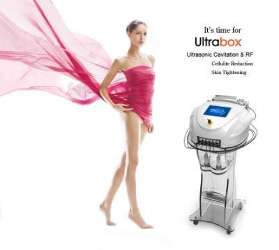 Salon Use Beauty Eqipment Fat Reduction Skin Beauty Body Slimming Cavitation Ultrasonic and Radio Frequency Machine