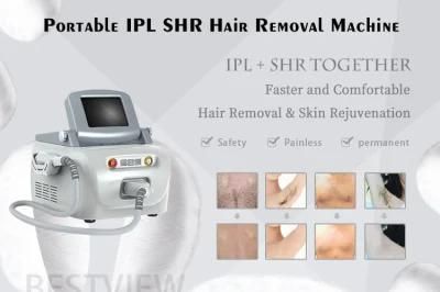Professional Beauty Salon Equipment IPL Shr Laser Hair Removal Machine
