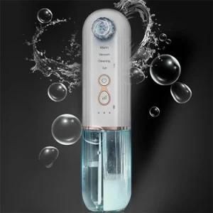 Small Bubble Acne Comedone Whitehead Extractor Tool Red Blue Light Hot Cold Blackhead Remover Vacuum with Water Circulation