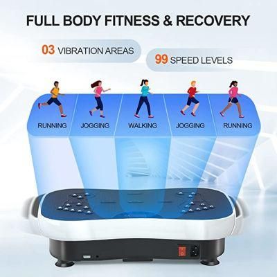 Vibration Plate Crazy Fit Body Shaker Massage Fitness Machine Oscillating Power